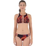 Abstract Seamless Pattern Perfectly Cut Out Bikini Set