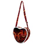 Colorful Prismatic Chromatic Heart Shoulder Bag
