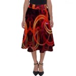 Construction Background Geometric Perfect Length Midi Skirt