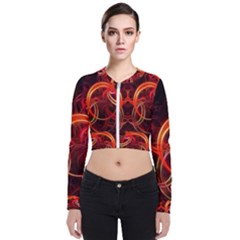 Long Sleeve Zip Up Bomber Jacket 