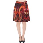 Abstract Seamless Pattern Velvet High Waist Skirt