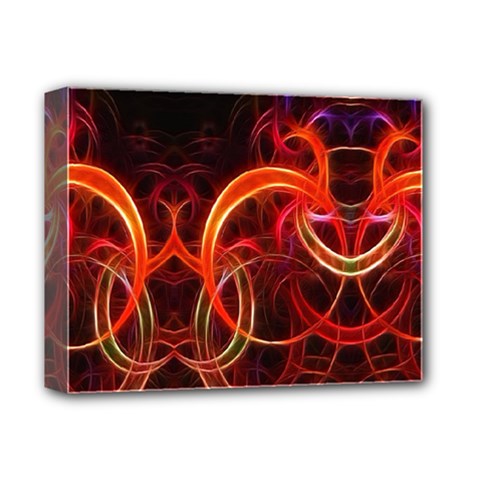 Background Fractal Abstract Deluxe Canvas 14  x 11  (Stretched) from ArtsNow.com
