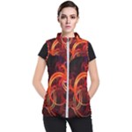 Construction Background Geometric Women s Puffer Vest