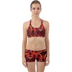 Colorful Prismatic Chromatic Back Web Gym Set
