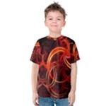 Background Fractal Abstract Kids  Cotton T-Shirt