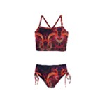 Construction Background Geometric Girls  Tankini Swimsuit