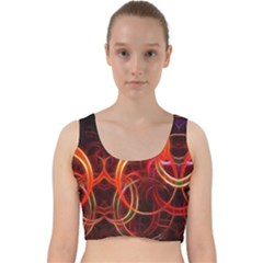 Velvet Racer Back Crop Top 