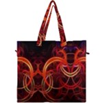 Abstract Seamless Pattern Canvas Travel Bag
