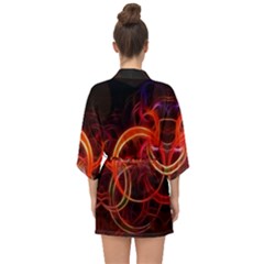 Half Sleeve Chiffon Kimono 