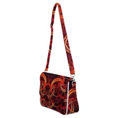 Shoulder Bag with Back Zipper 