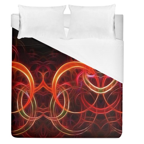 Background Fractal Abstract Duvet Cover (Queen Size) from ArtsNow.com