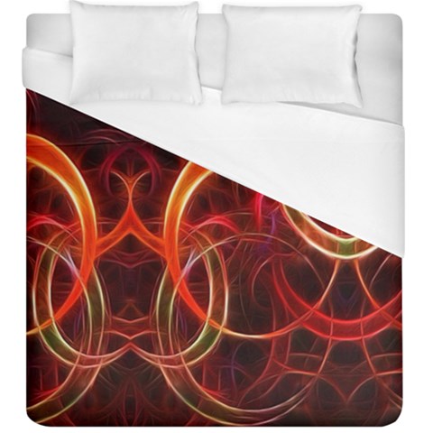 Background Fractal Abstract Duvet Cover (King Size) from ArtsNow.com