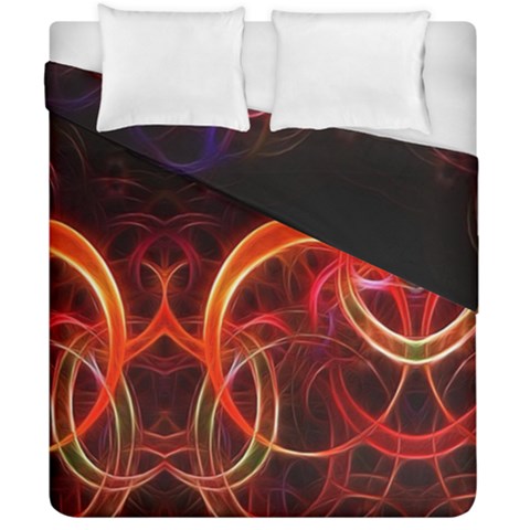 Background Fractal Abstract Duvet Cover Double Side (California King Size) from ArtsNow.com