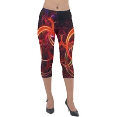 Lightweight Velour Capri Leggings  