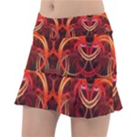 Construction Background Geometric Classic Tennis Skirt