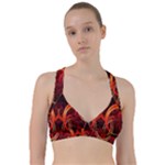 Background Fractal Abstract Sweetheart Sports Bra