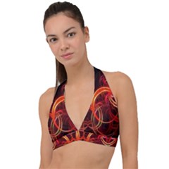 Halter Plunge Bikini Top 