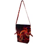 Abstract Seamless Pattern Folding Shoulder Bag