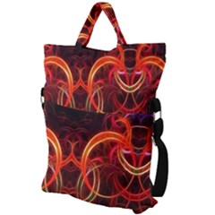 Fold Over Handle Tote Bag 