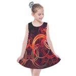 Colorful Prismatic Chromatic Kids  Summer Dress