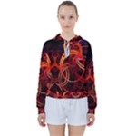 Construction Background Geometric Women s Tie Up Sweat