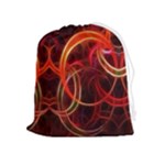 Background Fractal Abstract Drawstring Pouch (XL)