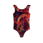 Abstract Seamless Pattern Kids  Frill Swimsuit