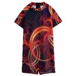 Abstract Seamless Pattern Kids  Boyleg Half Suit Swimwear
