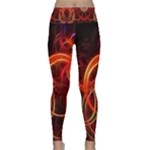 Colorful Prismatic Chromatic Lightweight Velour Classic Yoga Leggings