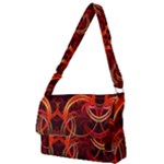 Construction Background Geometric Full Print Messenger Bag (S)