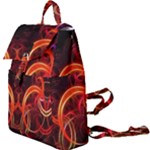 Abstract Seamless Pattern Buckle Everyday Backpack