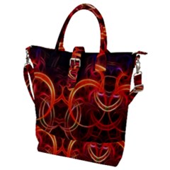 Buckle Top Tote Bag 