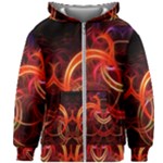 Construction Background Geometric Kids  Zipper Hoodie Without Drawstring