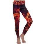 Abstract Seamless Pattern Kids  Lightweight Velour Classic Yoga Leggings