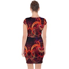 Capsleeve Drawstring Dress  