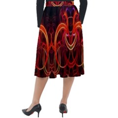 Classic Velour Midi Skirt  