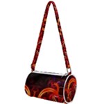Construction Background Geometric Mini Cylinder Bag