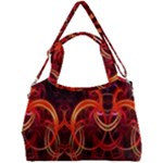 Abstract Seamless Pattern Double Compartment Shoulder Bag