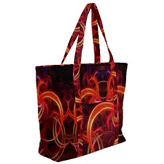 Zip Up Canvas Bag 