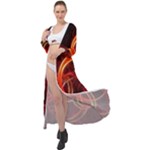 Abstract Seamless Pattern Maxi Chiffon Beach Wrap