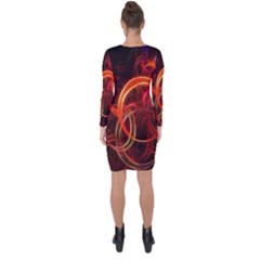 Asymmetric Cut-Out Shift Dress 