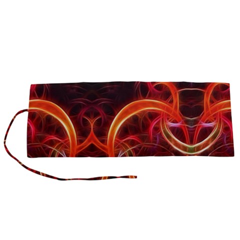 Abstract Seamless Pattern Roll Up Canvas Pencil Holder (S) from ArtsNow.com