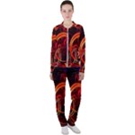Background Fractal Abstract Casual Jacket and Pants Set