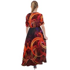 Waist Tie Boho Maxi Dress 