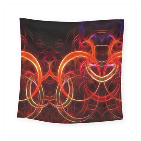 Background Fractal Abstract Square Tapestry (Small) from ArtsNow.com