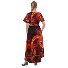 Front Wrap High Low Dress 