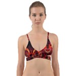 Abstract Seamless Pattern Wrap Around Bikini Top
