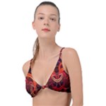 Colorful Prismatic Chromatic Knot Up Bikini Top