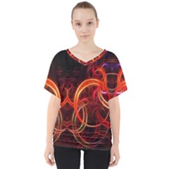 V-Neck Dolman Drape Top 