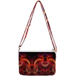 Abstract Seamless Pattern Double Gusset Crossbody Bag